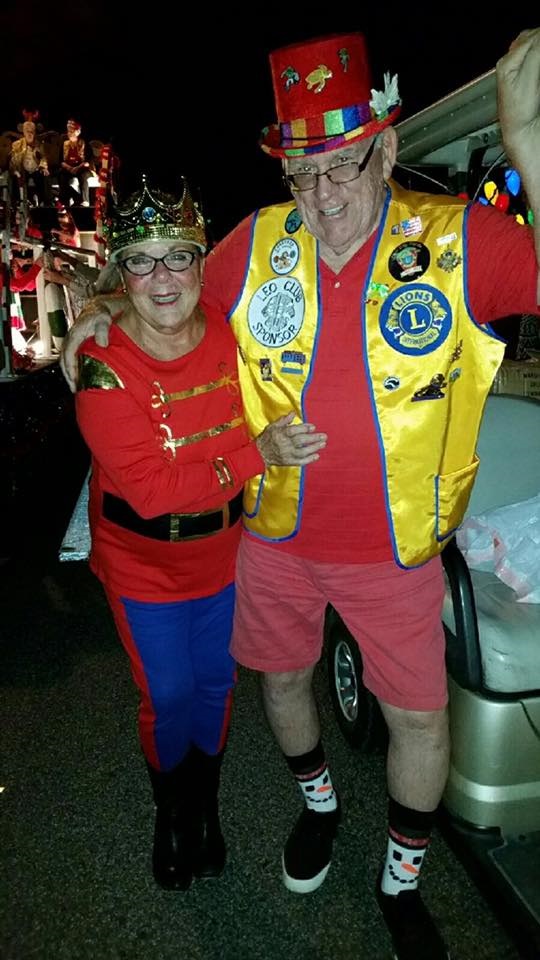 Lion Priscilla & Lion David Vick At The 2016 Plant City Christmas Parade